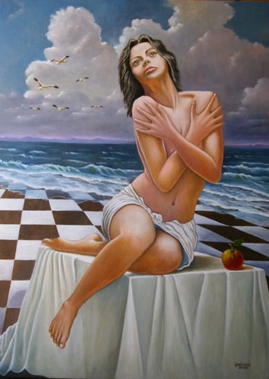 DESNUDO 1- Oil Canvas Nude Paintings