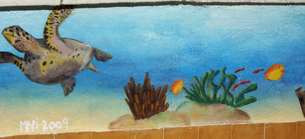 Mural Fondo marino