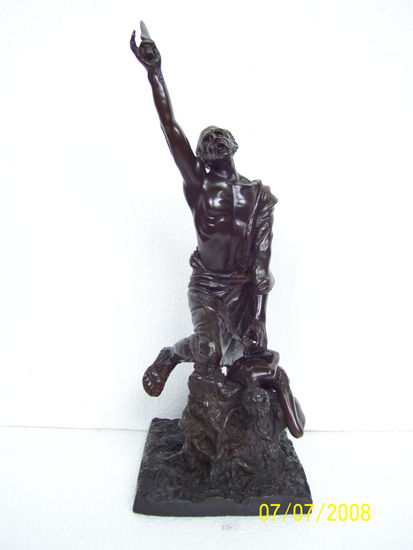 abraham Bronce Figurativa