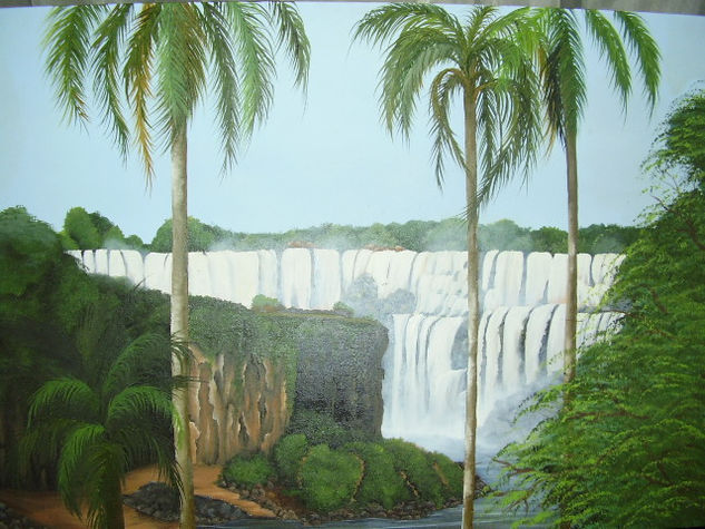 cataratas del iguazu Oil Canvas