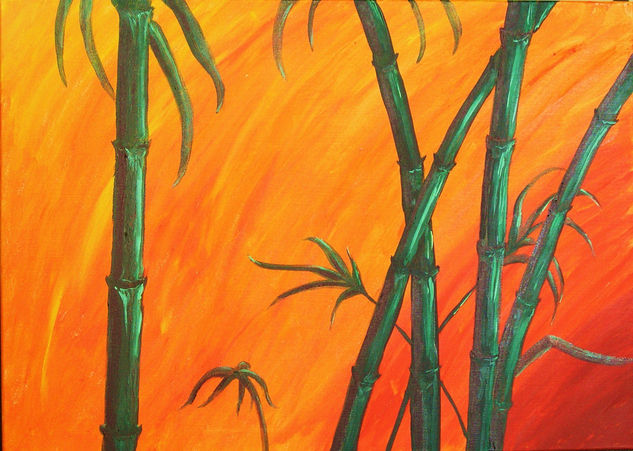 Bambu Acrylic Canvas Landscaping