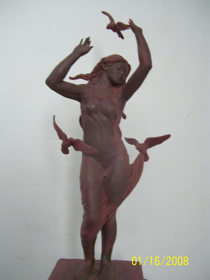 Aves de Maria Bronze Figurative