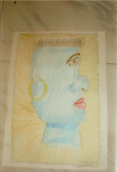 83 Pencil (coloured) Paper Portrait