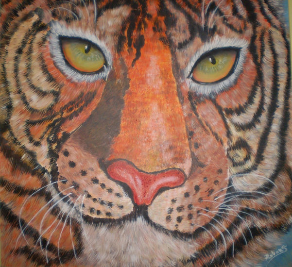 Felino Salvaje Acrylic Others Animals