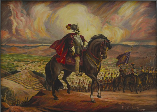 Gonzalo Pizarro en busca de "El Dorado".