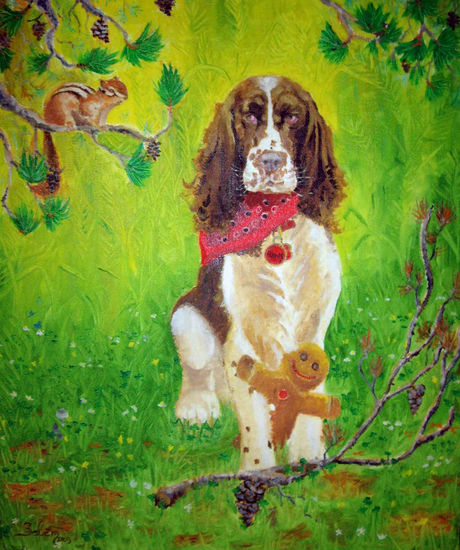 HAPPY Oil Canvas Animals