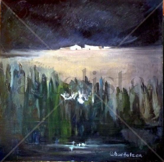 Nocturno Oil Canvas Landscaping