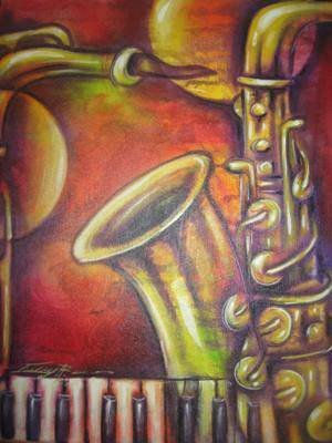 musical Oil Canvas Landscaping