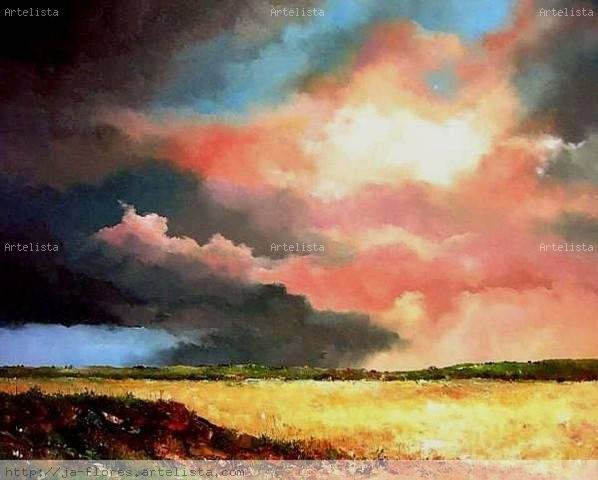 DESPUES DE LA TORMENTA Oil Canvas Landscaping