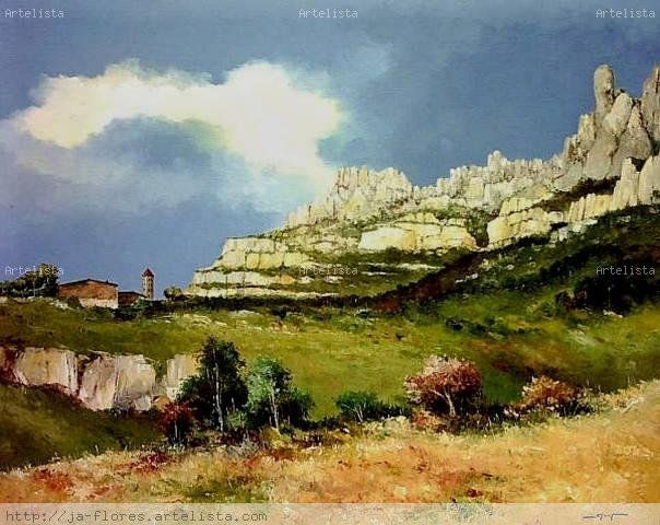 CABALL BERNAT Oil Canvas Landscaping