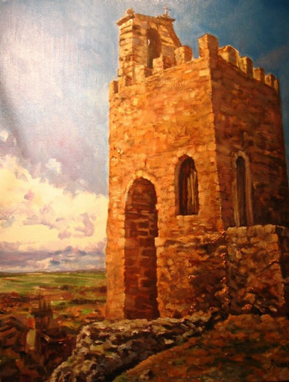 Iglesia Oil Canvas Landscaping