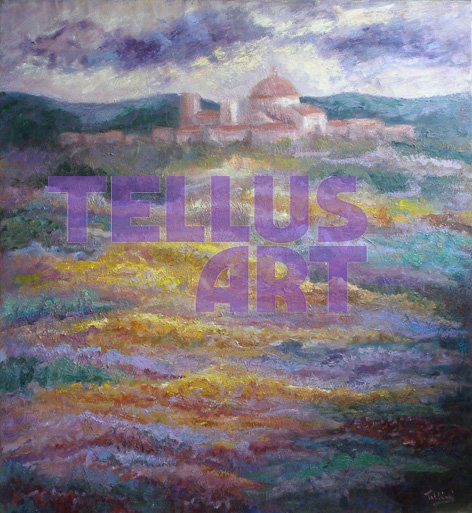 Cúpula Oil Canvas Landscaping