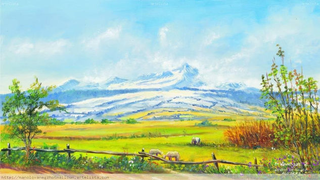 NEVADO DE TOLUCA ó XINANTÉCATL Oil Canvas Landscaping