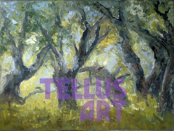 penumbra en el bosque Oil Canvas Landscaping