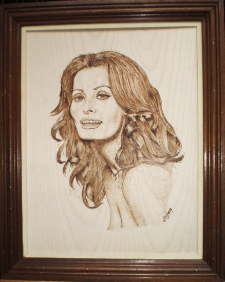 Sofia Loren Etching Process