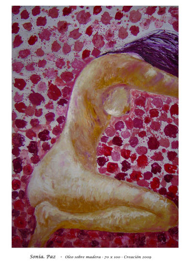 Sonia. Paz Vendida Oil Panel Nude Paintings