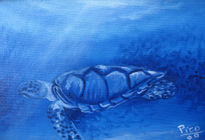 La tortuga azul