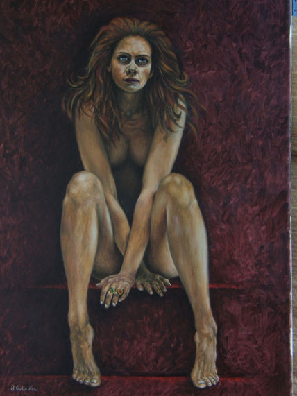 Desnudo de pelirroja