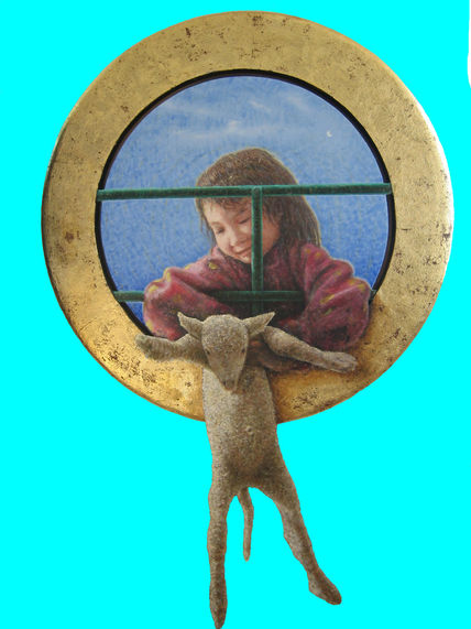 Niña y borreguito