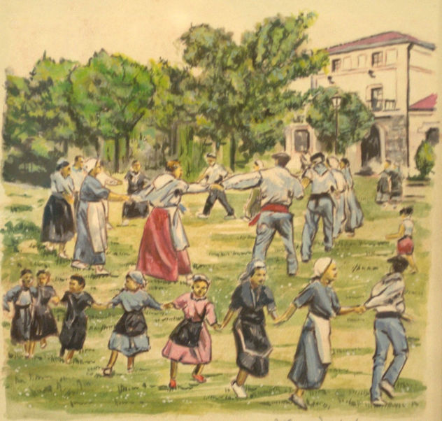 Dantzak, boceto para romeria.