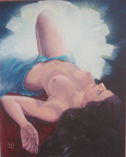 Del tiempo y la luz Oil Canvas Nude Paintings