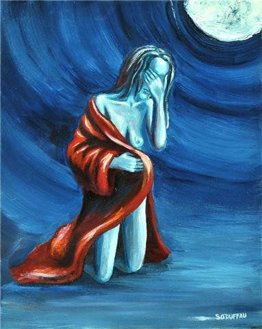 Dignidad Oil Textile Figure Painting