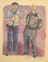 Asier y Aitor boceto para Romeria