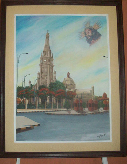 "iglesia de luren" colecc:"colores de mi regio de walter ramos " Oil Canvas Others