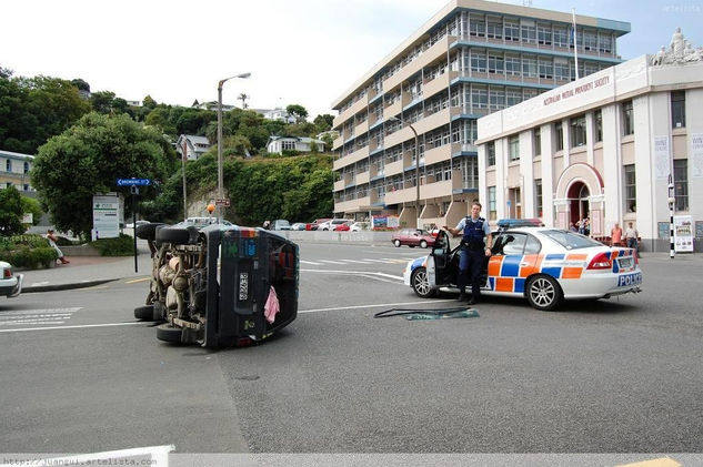 Accidente en Napier 