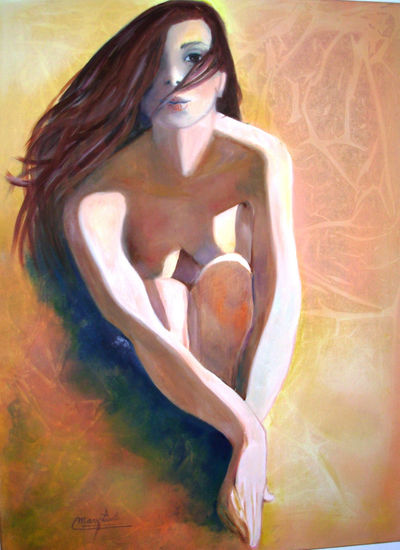 Emerge Oil Canvas Figure Painting