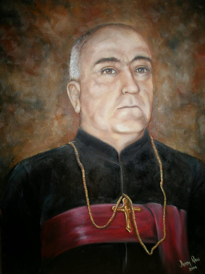 Enrique Maria Dubuc Oil Canvas Portrait