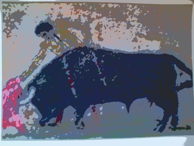 TOROS 10 Acrylic Textile Figure Painting