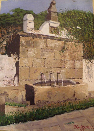 FUENTE DE MARIA ESPAÑA Oil Canvas Landscaping