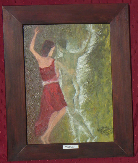 Más allá de la Vida Oil Canvas Figure Painting