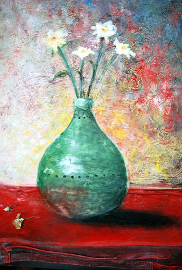 JARRON Mixed media Panel Still Life Paintings