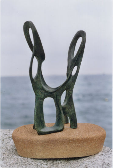 Pareja Bronce Abstracta