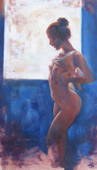 Contraluz Oil Canvas Figure Painting