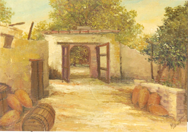 "interior de una bodega lazo"colecc:"colores de mi region de walter ramos "
