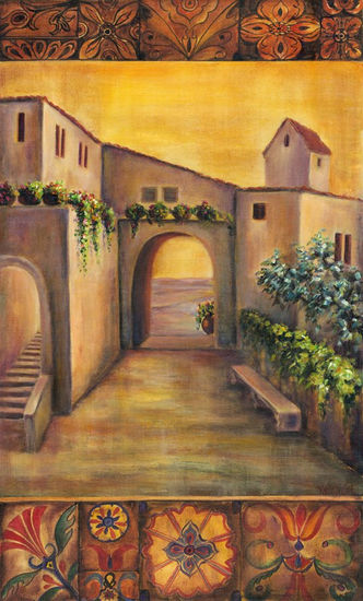 Old World I Acrylic Canvas Landscaping