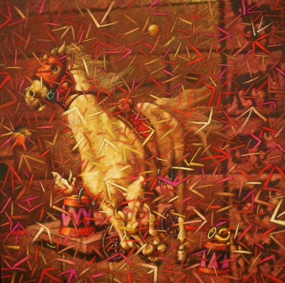 From the Kingdom's Horses: "The Traveler I" Mixed media Canvas Others