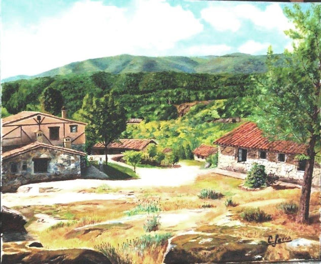 La Lobera, Ávila Oil Canvas Landscaping