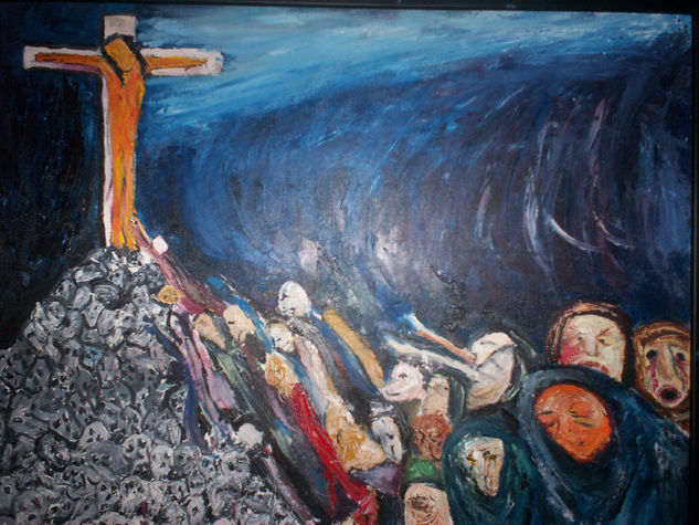 Muerte en el Golgotha Oil Canvas Others