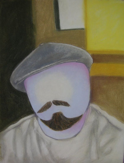 "Self Portrait with Golf Cap" 