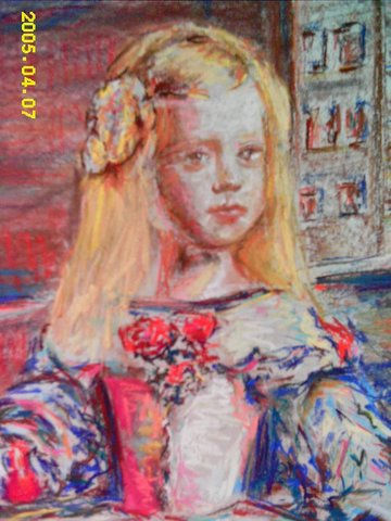 Menina II - Detalle Pastel Card Landscaping