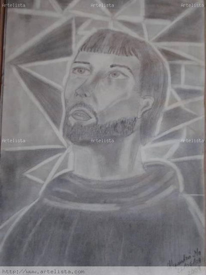 FRANCISCO DE ASIS Charcoal