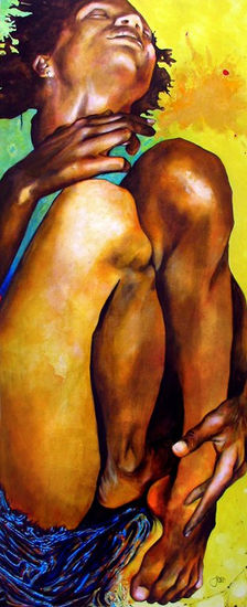 Reina Sencillez Acrylic Canvas Figure Painting