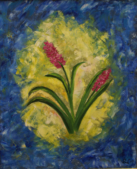 Un espectáculo floral Oil Canvas Floral Painting