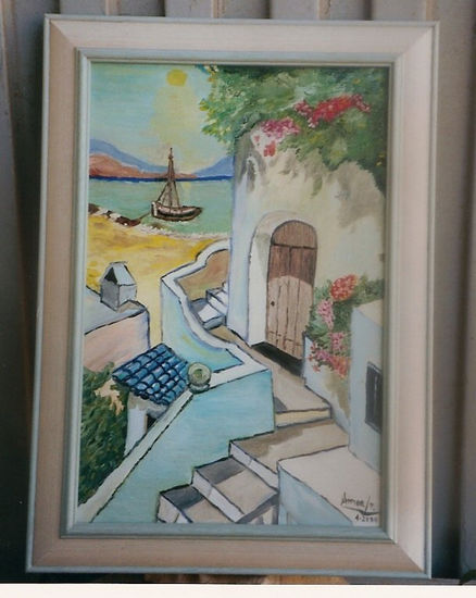 21-MENORCA Oil Canvas Landscaping