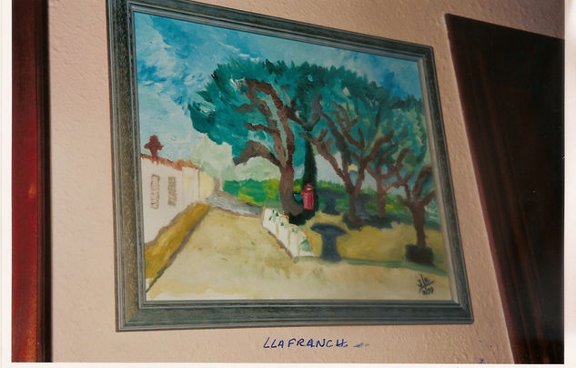 1-LLAFRANCH 1ER CUADRO Oil Canvas Landscaping