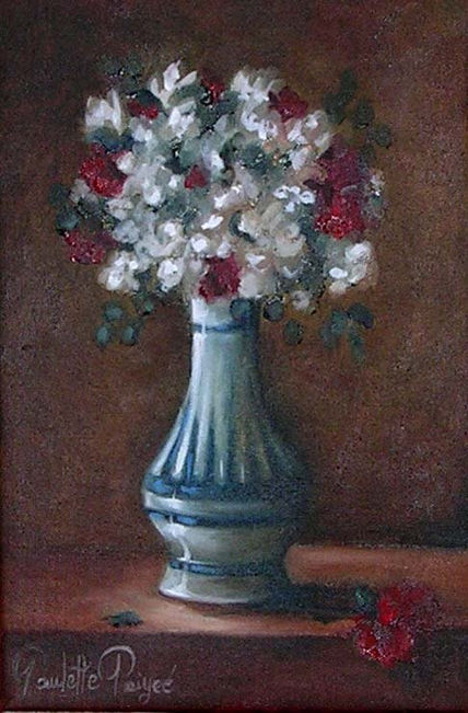Jarron con flores